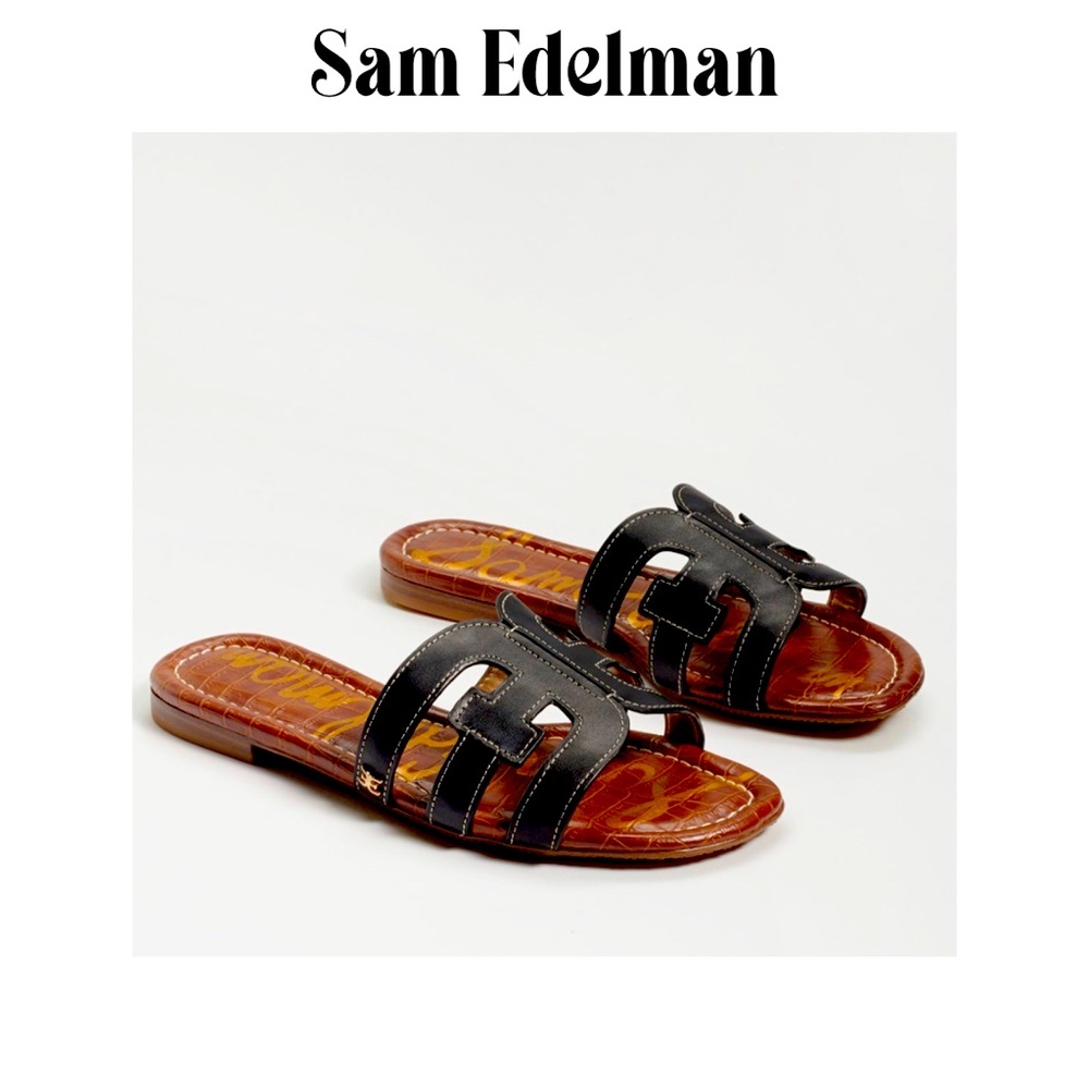 Sam Edelman Bay Slide Sandal. Black. 7.5M. NWT